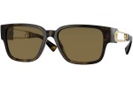 Okulary przeciwsłoneczne Versace VE4412 108/73 Kwadratowe Havana