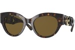 Okulary przeciwsłoneczne Versace VE4408 108/73 Kocie oczy Havana