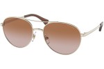 Okulary przeciwsłoneczne Ralph by Ralph Lauren RA4135 911613 Okrągłe Złote