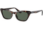 Okulary przeciwsłoneczne Ray-Ban Junior Miss Burbank RJ9099S 710271 Kocie oczy Havana