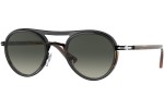 Okulary przeciwsłoneczne Persol PO2485S 114671 Okrągłe Czarne