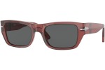 Okulary przeciwsłoneczne Persol PO3268S 1104B1 Prostokątne Czerwone