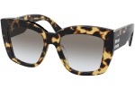 Okulary przeciwsłoneczne Miu Miu MU04WS 7S00A7 Kwadratowe Havana