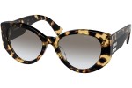 Okulary przeciwsłoneczne Miu Miu MU03WS 7S00A7 Owalne Havana