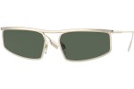 Okulary przeciwsłoneczne Burberry Ruby BE3129 110971 Prostokątne Złote