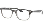 Okulary korekcyjne Ray-Ban RX5375 8106 Prostokątne Szare