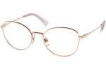Okulary korekcyjne Miu Miu MU50UV SVF1O1 Okrągłe Złote