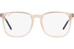 Okulary korekcyjne Ray-Ban RX5387 8138 Kwadratowe Brązowe