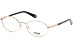 Okulary korekcyjne Guess GU8239 032 Owalne Złote