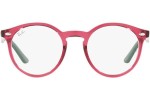Okulary korekcyjne Ray-Ban Junior RY1594 3886 Okrągłe Czerwone