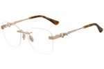 Okulary korekcyjne Jimmy Choo JC214 06J Kwadratowe Złote