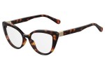 Okulary korekcyjne Love Moschino MOL500 086 Kocie oczy Havana